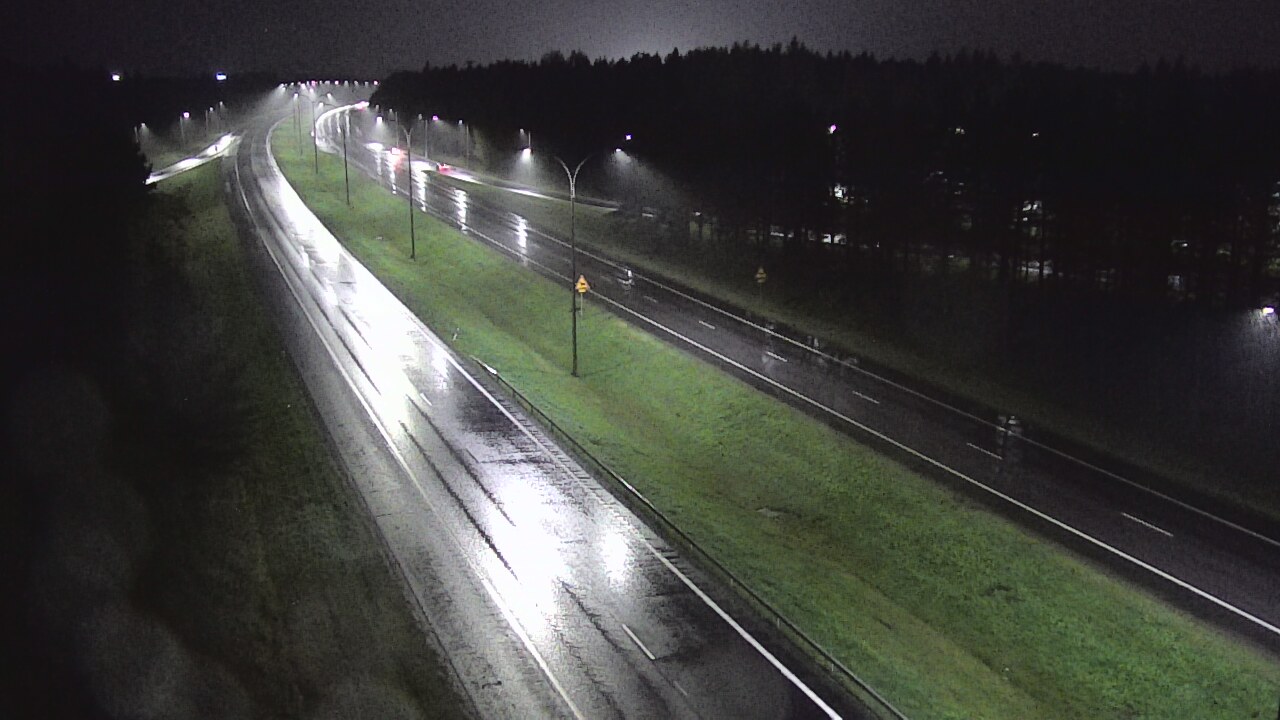 Weather Camera Image Väg 4 Uleåborg, Ouluntulli, Oulu, Pohjois-Pohjanmaa