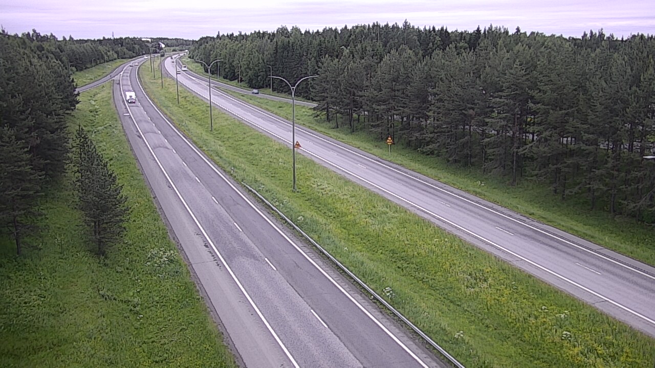 Weather Camera Image Road 4 Oulu, Ouluntulli, Oulu, Pohjois-Pohjanmaa