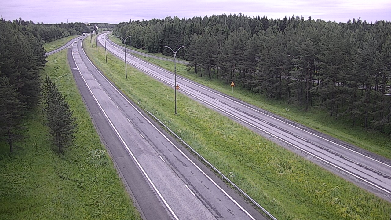 Weather Camera Image Road 4 Oulu, Ouluntulli, Oulu, Pohjois-Pohjanmaa