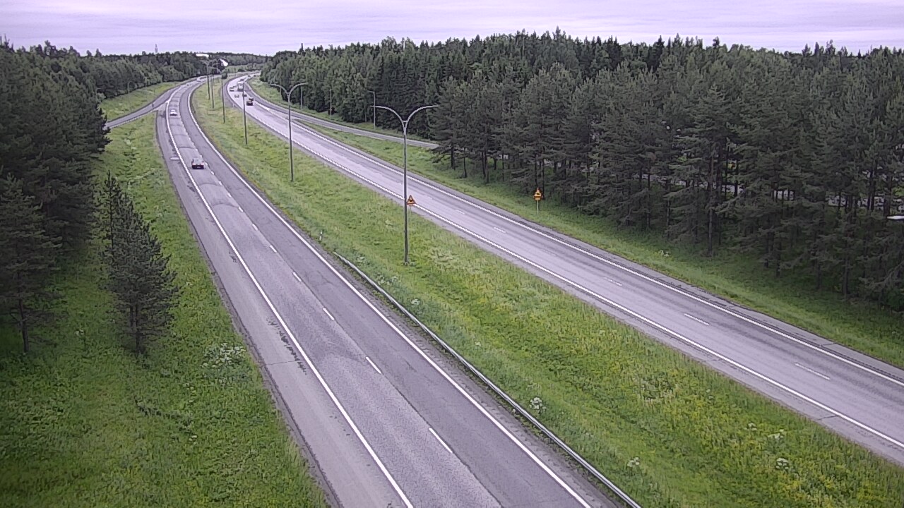 Weather Camera Image Road 4 Oulu, Ouluntulli, Oulu, Pohjois-Pohjanmaa