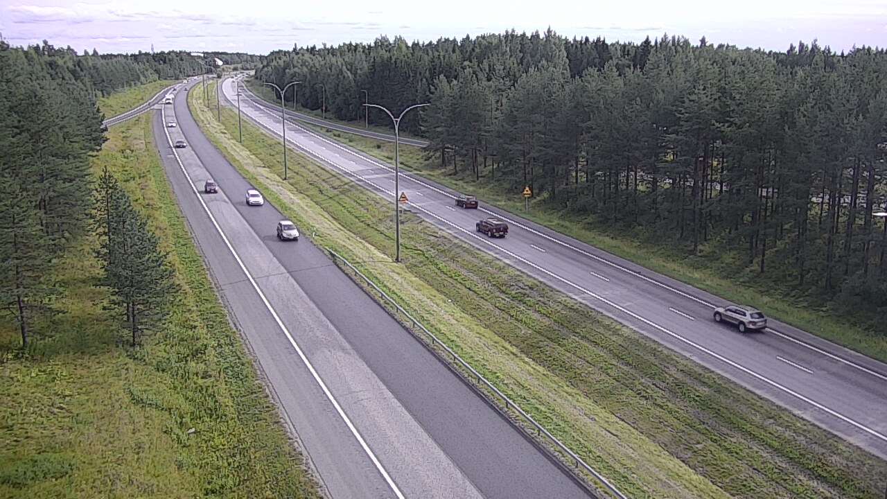 Weather Camera Image Road 4 Oulu, Ouluntulli, Oulu, Pohjois-Pohjanmaa