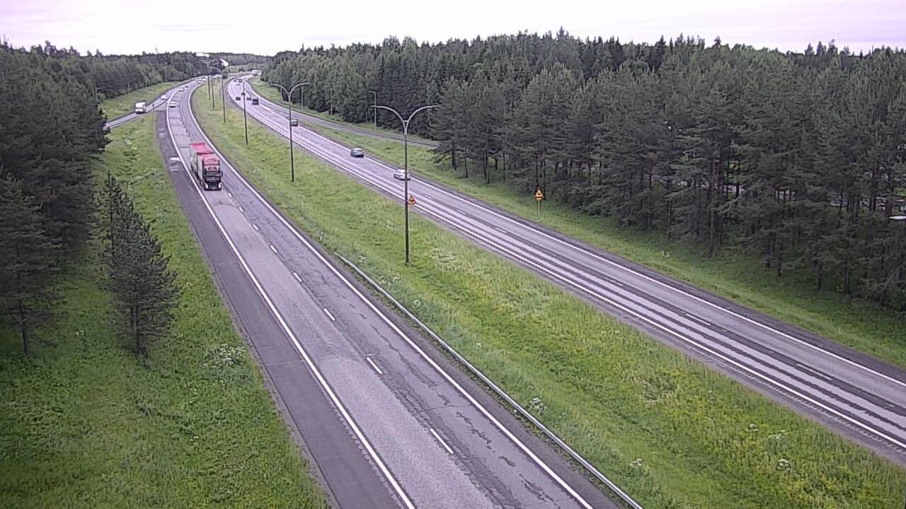 Weather Camera Image Road 4 Oulu, Ouluntulli, Oulu, Pohjois-Pohjanmaa