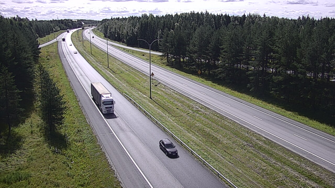 Weather Camera Image Road 4 Oulu, Ouluntulli, Oulu, Pohjois-Pohjanmaa