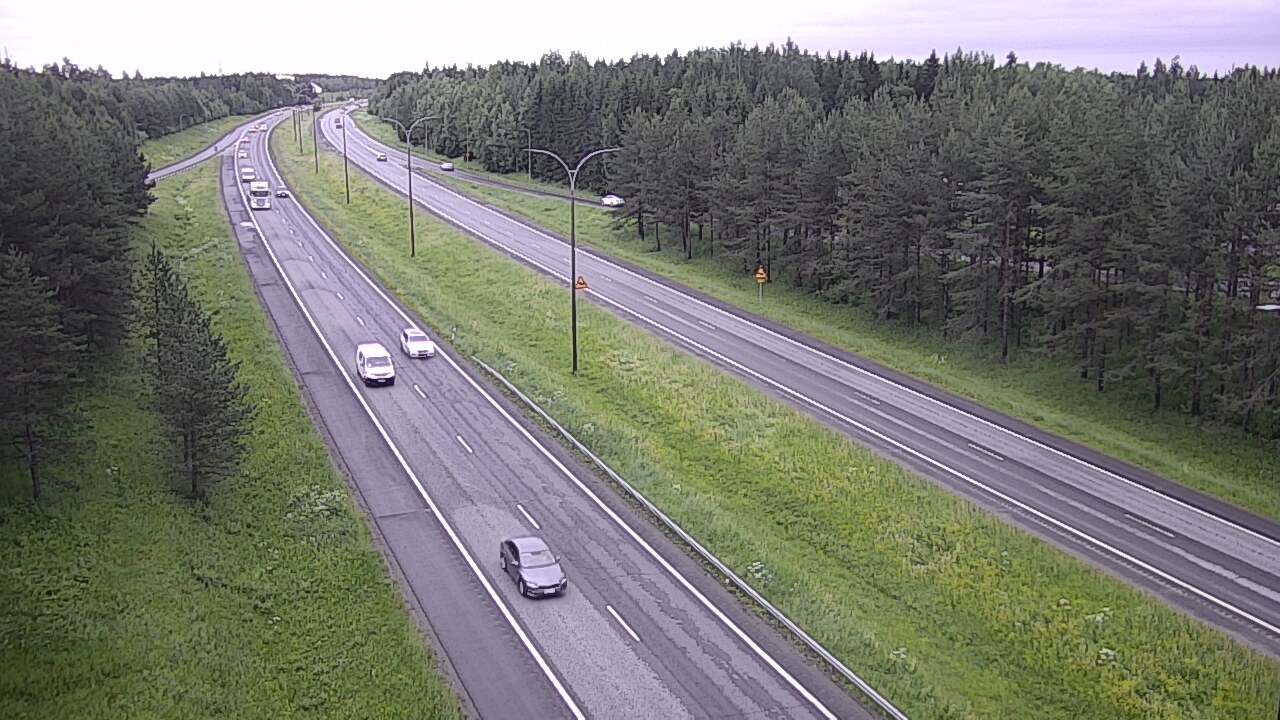 Weather Camera Image Road 4 Oulu, Ouluntulli, Oulu, Pohjois-Pohjanmaa