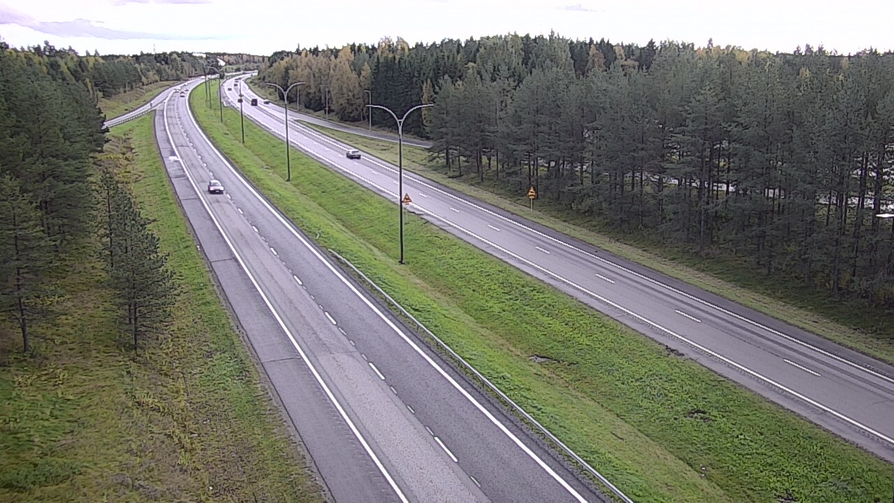 Weather Camera Image Väg 4 Uleåborg, Ouluntulli, Oulu, Pohjois-Pohjanmaa