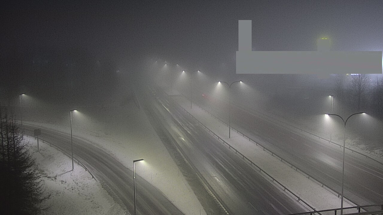 Weather Camera Image Väg 4 Uleåborg, Kaakkuri, Oulu, Pohjois-Pohjanmaa