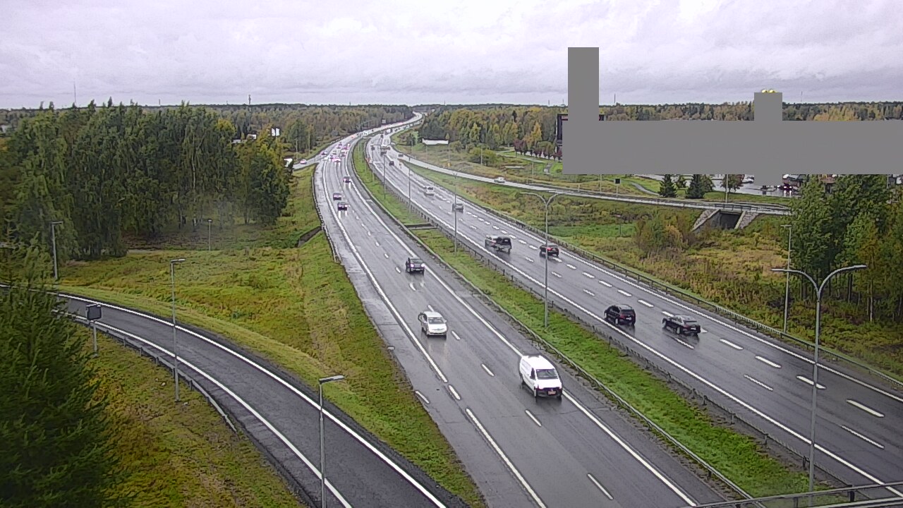Weather Camera Image Road 4 Oulu, Kaakkuri, Oulu, Pohjois-Pohjanmaa