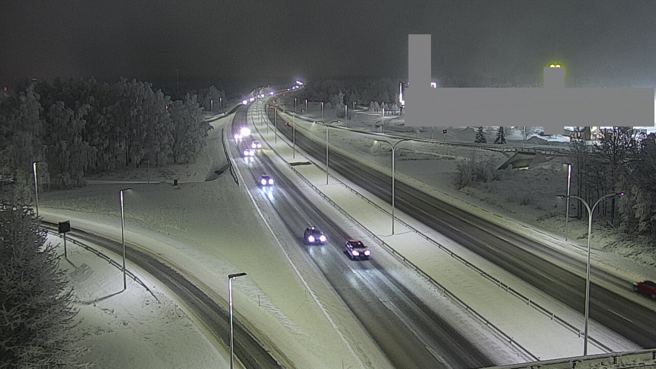 Weather Camera Image Road 4 Oulu, Kaakkuri, Oulu, Pohjois-Pohjanmaa