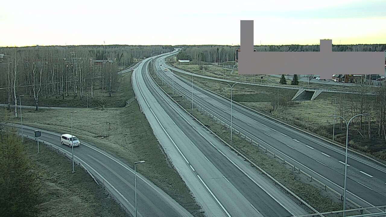 Kelikamerat Kuva Tie 4 Oulu Kaakkuri, Oulu, Pohjois-Pohjanmaa