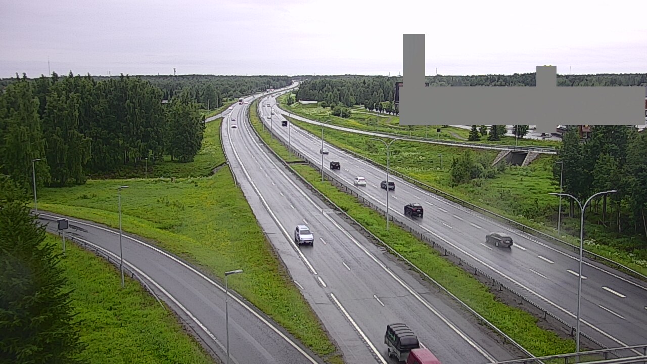 Weather Camera Image Road 4 Oulu, Kaakkuri, Oulu, Pohjois-Pohjanmaa