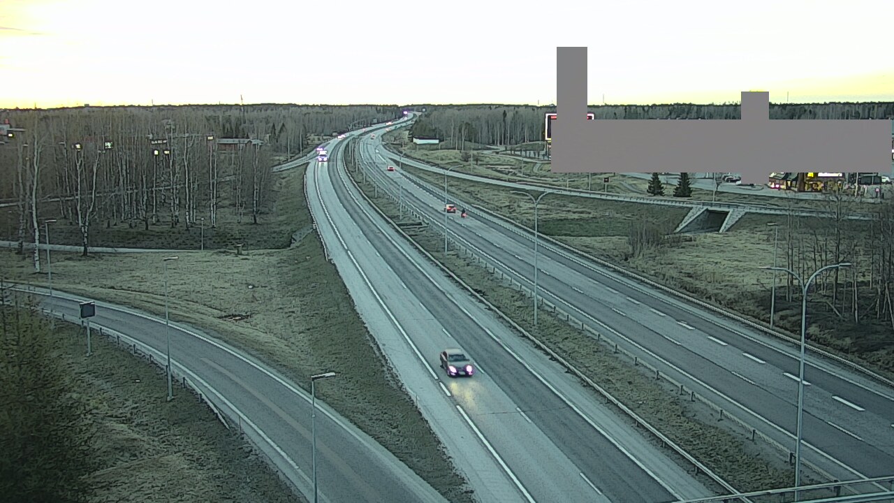 Kelikamerat Kuva Tie 4 Oulu Kaakkuri, Oulu, Pohjois-Pohjanmaa