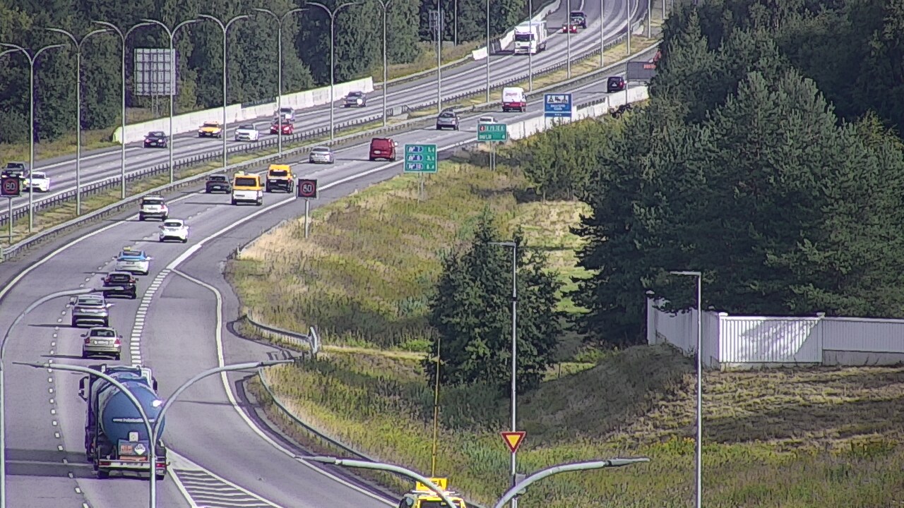 Weather Camera Image Road 4 Oulu, Kaakkuri, Oulu, Pohjois-Pohjanmaa