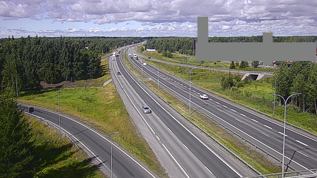 Kelikamerat Kuva Tie 4 Oulu Kaakkuri, Oulu, Pohjois-Pohjanmaa