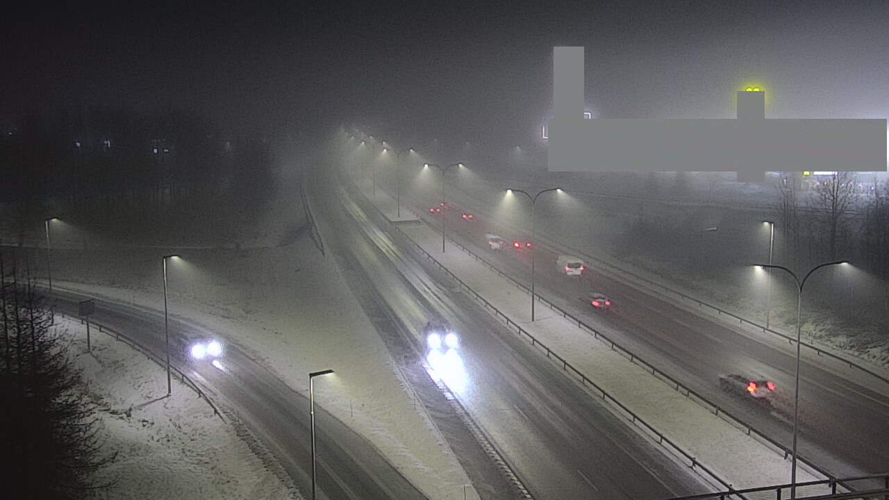 Weather Camera Image Väg 4 Uleåborg, Kaakkuri, Oulu, Pohjois-Pohjanmaa