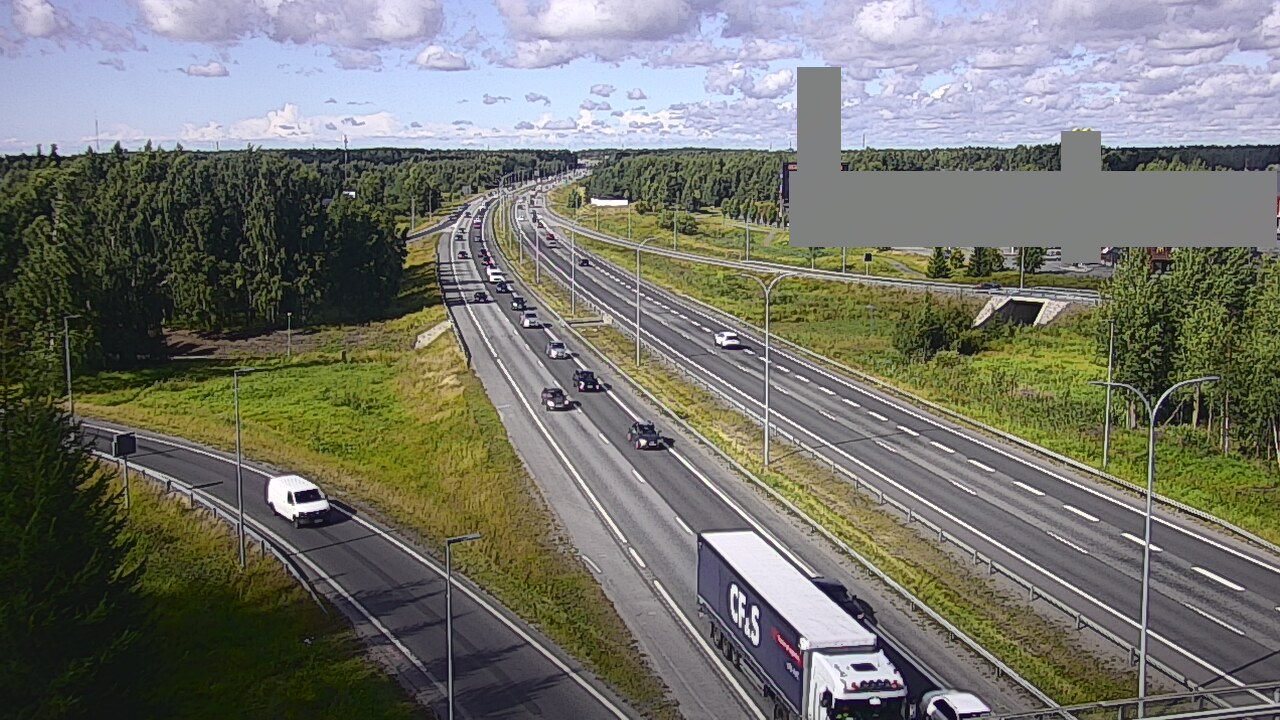 Kelikamerat Kuva Tie 4 Oulu Kaakkuri, Oulu, Pohjois-Pohjanmaa