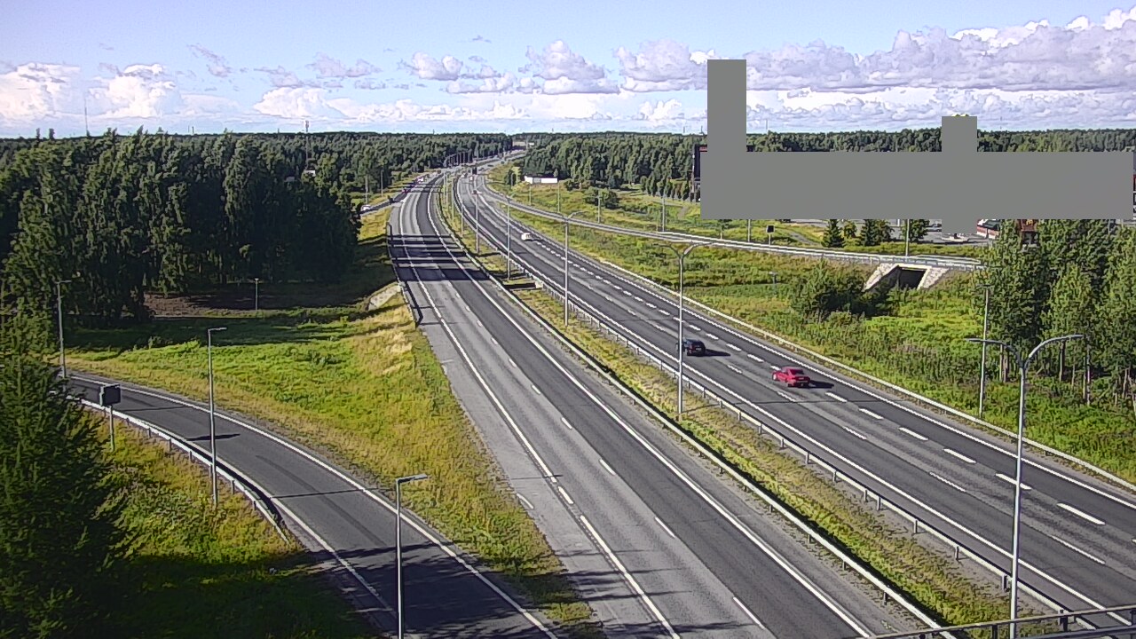 Kelikamerat Kuva Tie 4 Oulu Kaakkuri, Oulu, Pohjois-Pohjanmaa