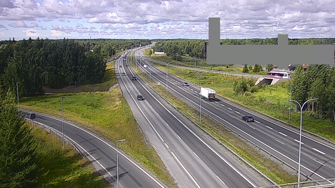 Kelikamerat Kuva Tie 4 Oulu Kaakkuri, Oulu, Pohjois-Pohjanmaa