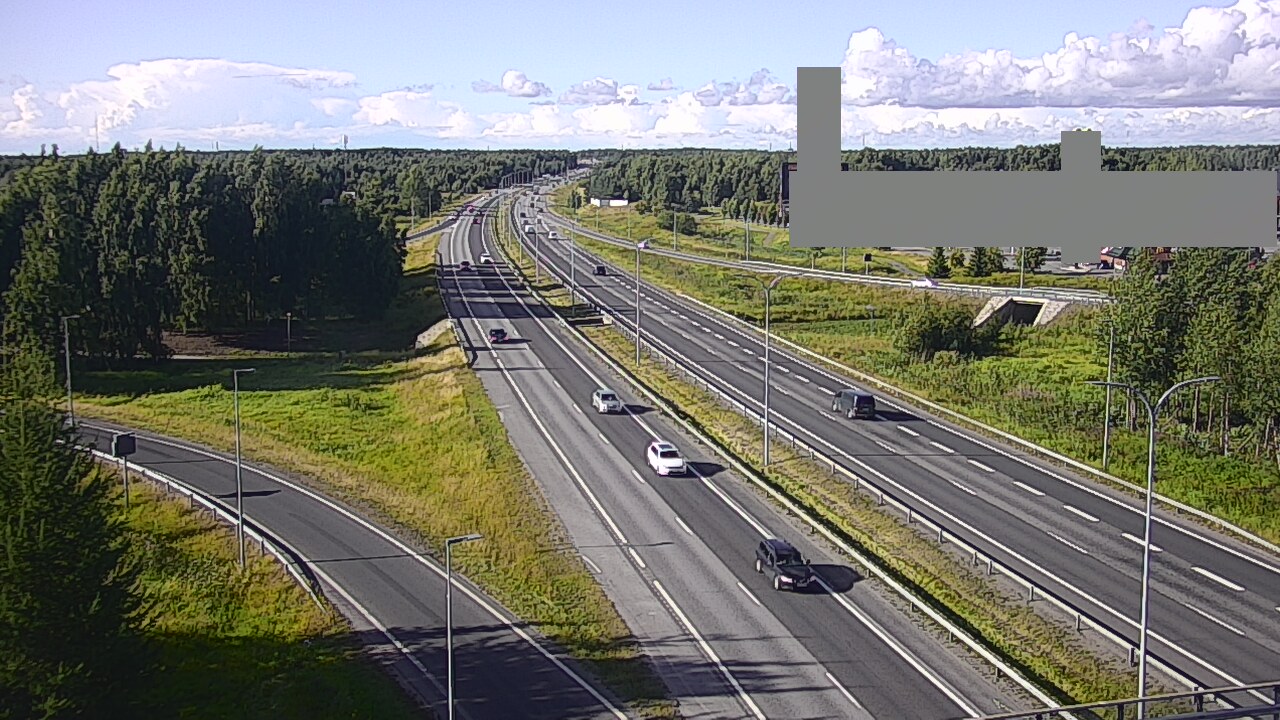Kelikamerat Kuva Tie 4 Oulu Kaakkuri, Oulu, Pohjois-Pohjanmaa