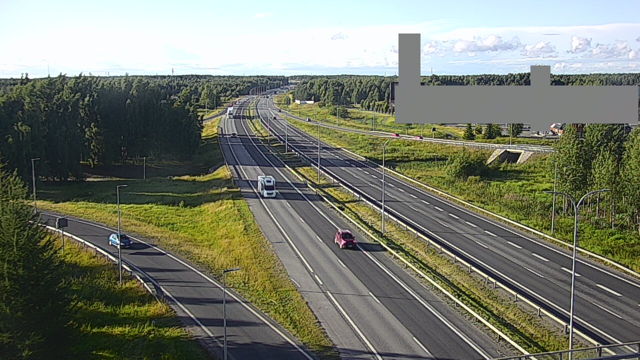 Kelikamerat Kuva Tie 4 Oulu Kaakkuri, Oulu, Pohjois-Pohjanmaa