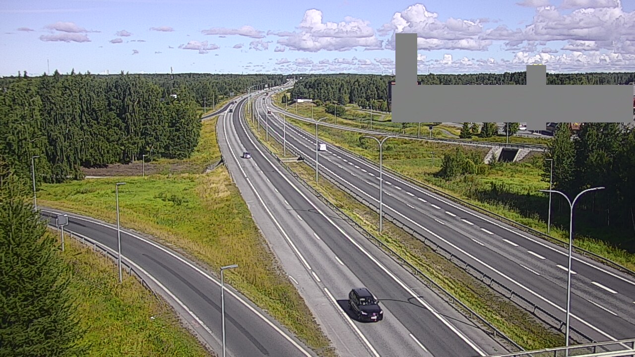 Weather Camera Image Road 4 Oulu, Kaakkuri, Oulu, Pohjois-Pohjanmaa