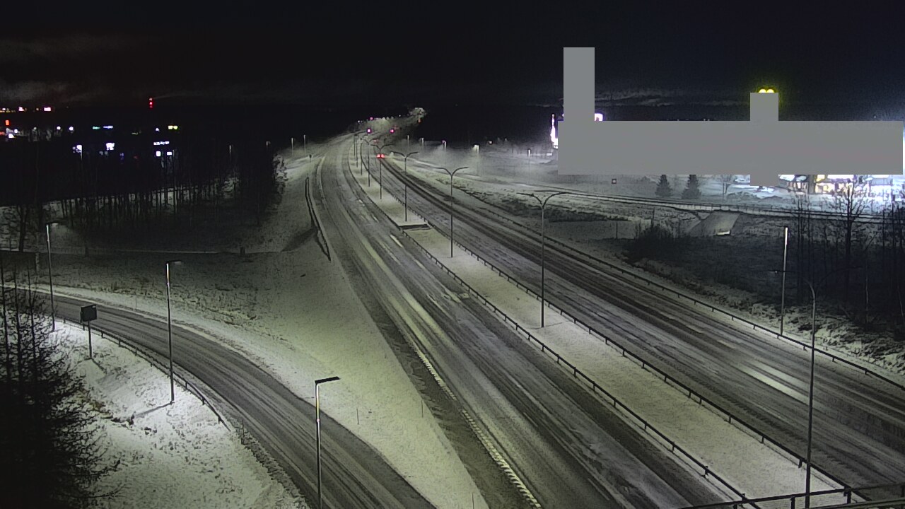 Weather Camera Image Väg 4 Uleåborg, Kaakkuri, Oulu, Pohjois-Pohjanmaa