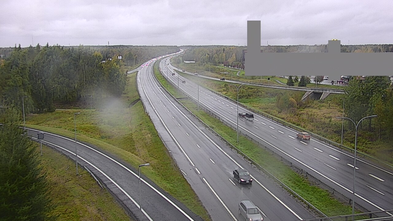 Weather Camera Image Road 4 Oulu, Kaakkuri, Oulu, Pohjois-Pohjanmaa