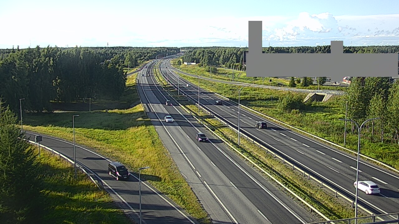 Kelikamerat Kuva Tie 4 Oulu Kaakkuri, Oulu, Pohjois-Pohjanmaa