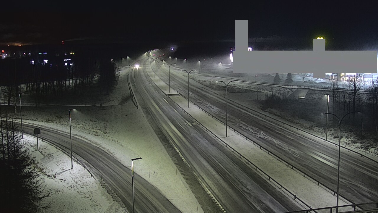 Weather Camera Image Väg 4 Uleåborg, Kaakkuri, Oulu, Pohjois-Pohjanmaa