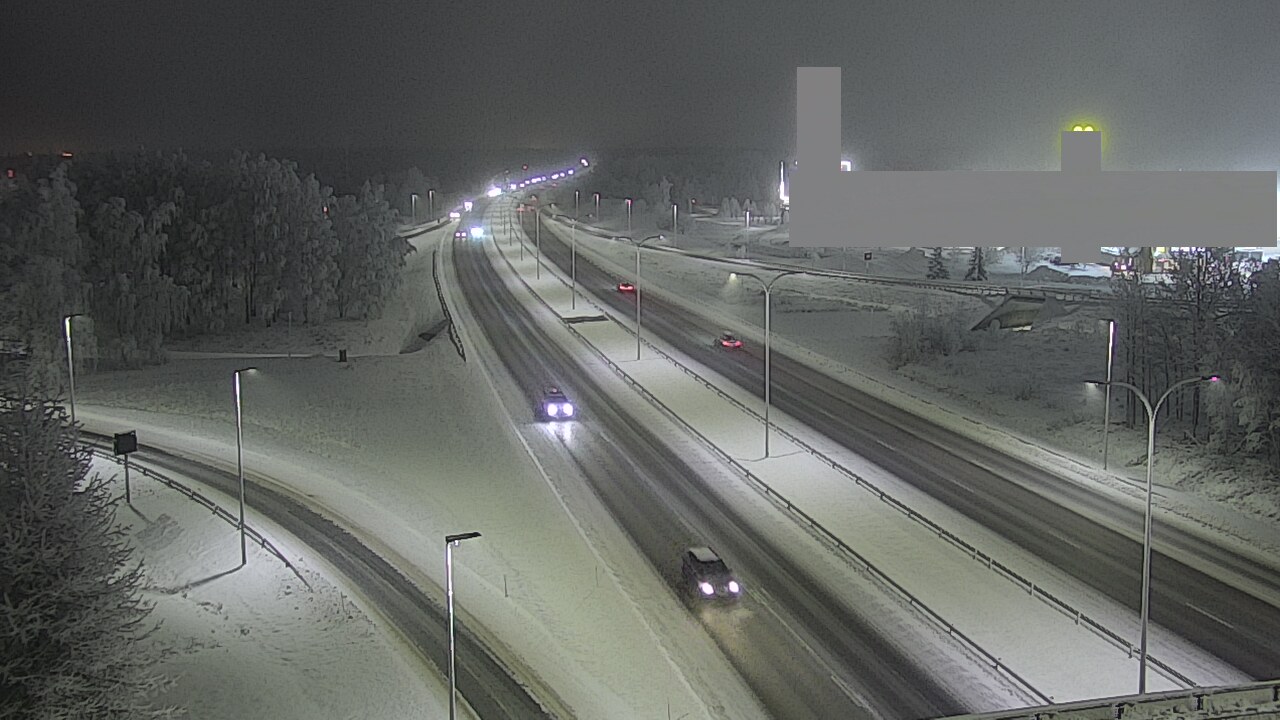 Weather Camera Image Road 4 Oulu, Kaakkuri, Oulu, Pohjois-Pohjanmaa