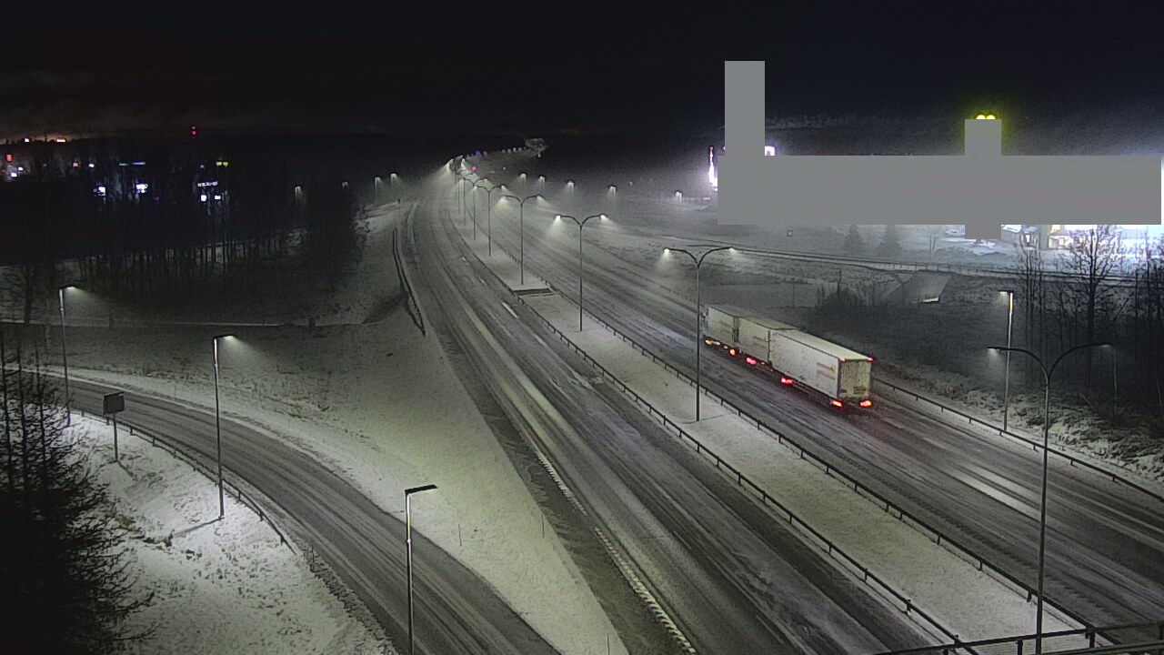 Weather Camera Image Väg 4 Uleåborg, Kaakkuri, Oulu, Pohjois-Pohjanmaa