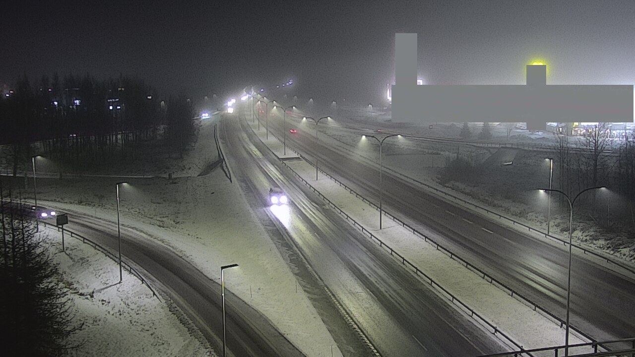 Weather Camera Image Väg 4 Uleåborg, Kaakkuri, Oulu, Pohjois-Pohjanmaa