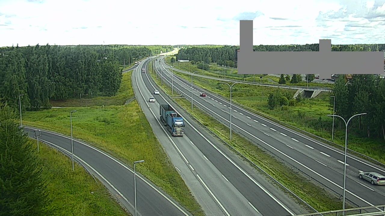 Kelikamerat Kuva Tie 4 Oulu Kaakkuri, Oulu, Pohjois-Pohjanmaa