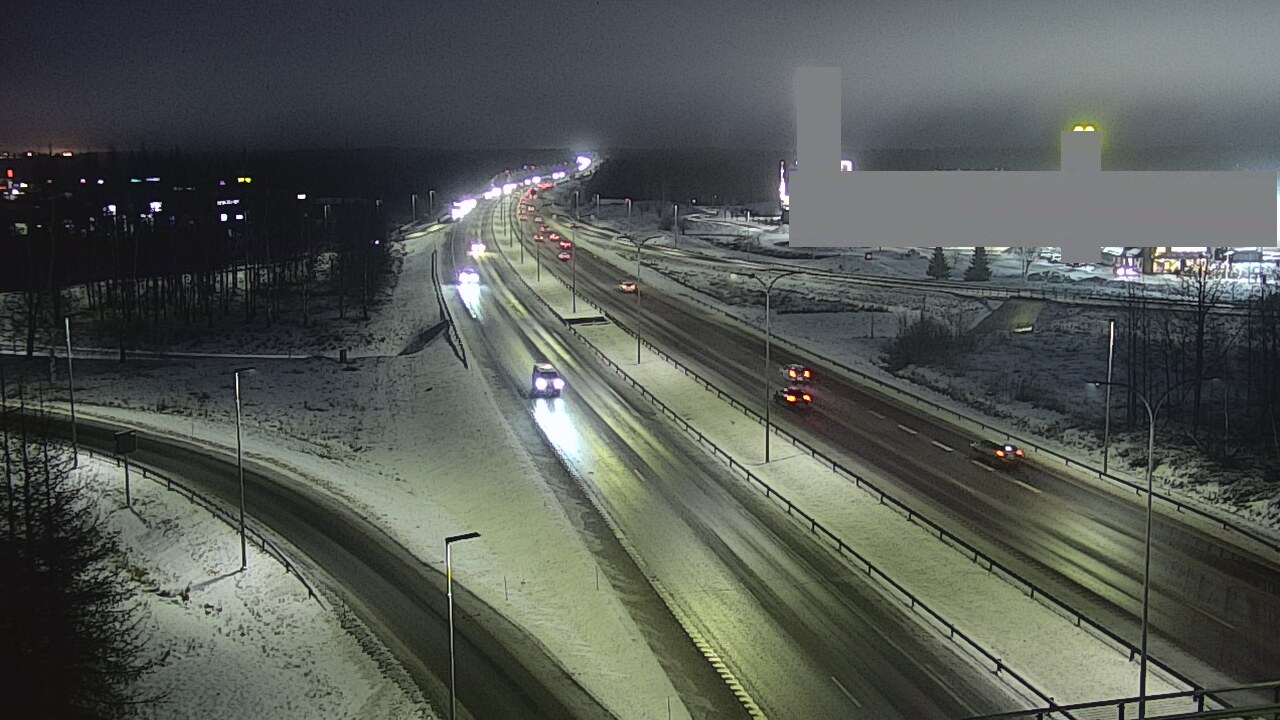 Weather Camera Image Väg 4 Uleåborg, Kaakkuri, Oulu, Pohjois-Pohjanmaa