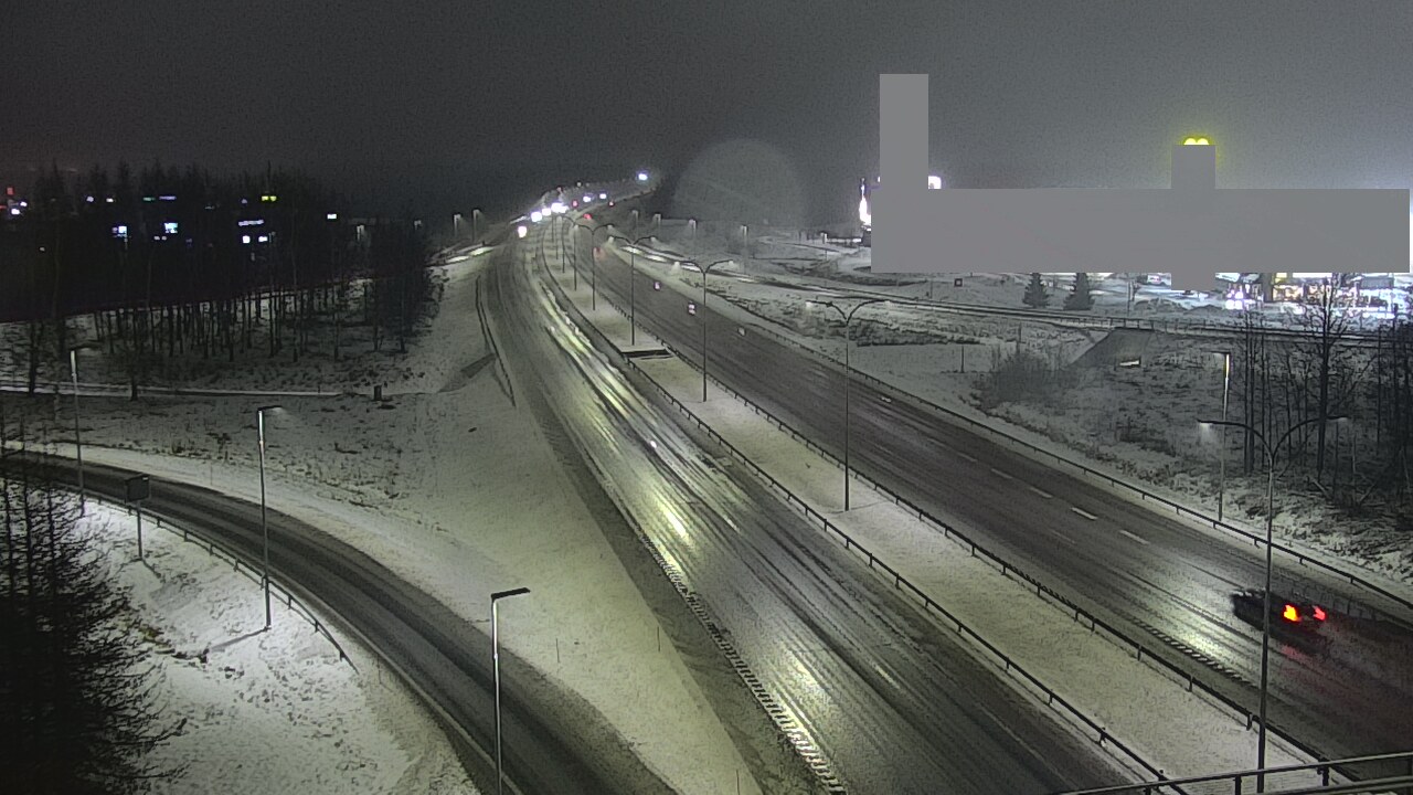 Weather Camera Image Väg 4 Uleåborg, Kaakkuri, Oulu, Pohjois-Pohjanmaa