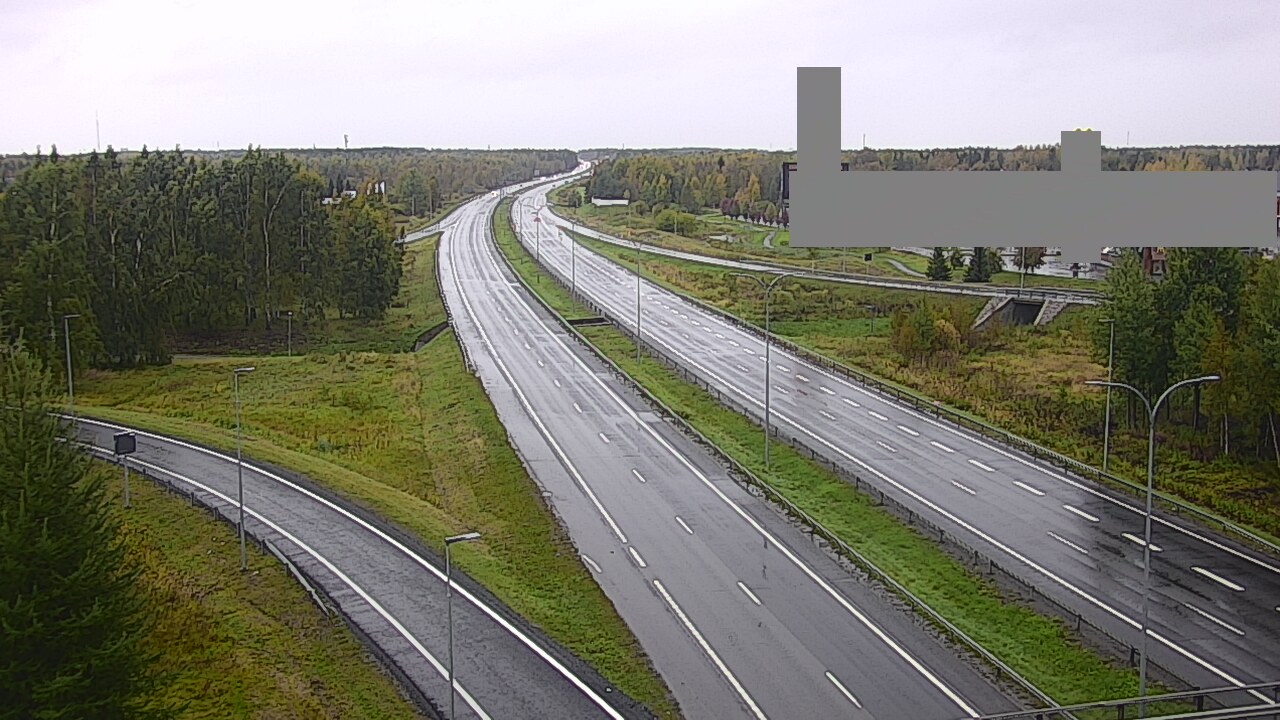 Weather Camera Image Väg 4 Uleåborg, Kaakkuri, Oulu, Pohjois-Pohjanmaa