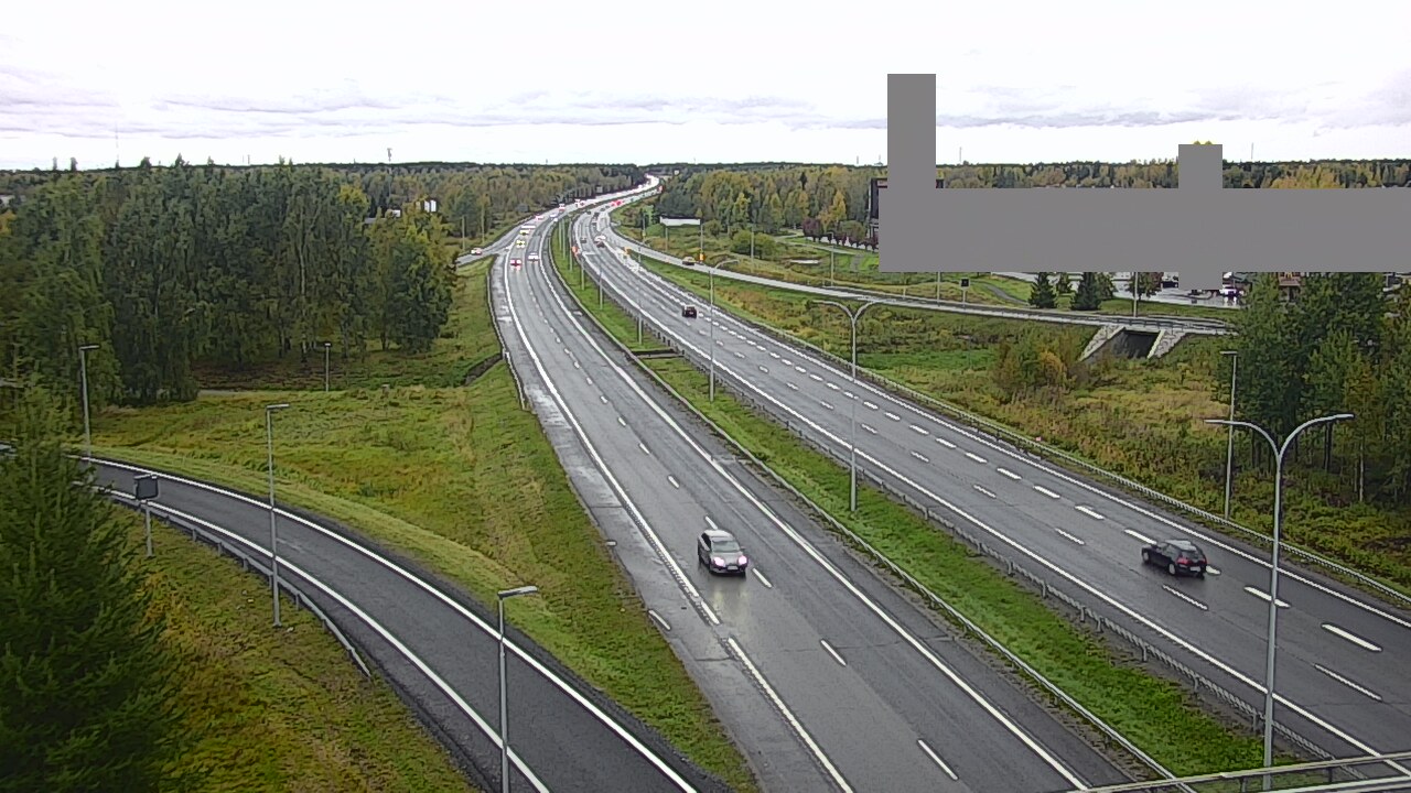 Weather Camera Image Road 4 Oulu, Kaakkuri, Oulu, Pohjois-Pohjanmaa