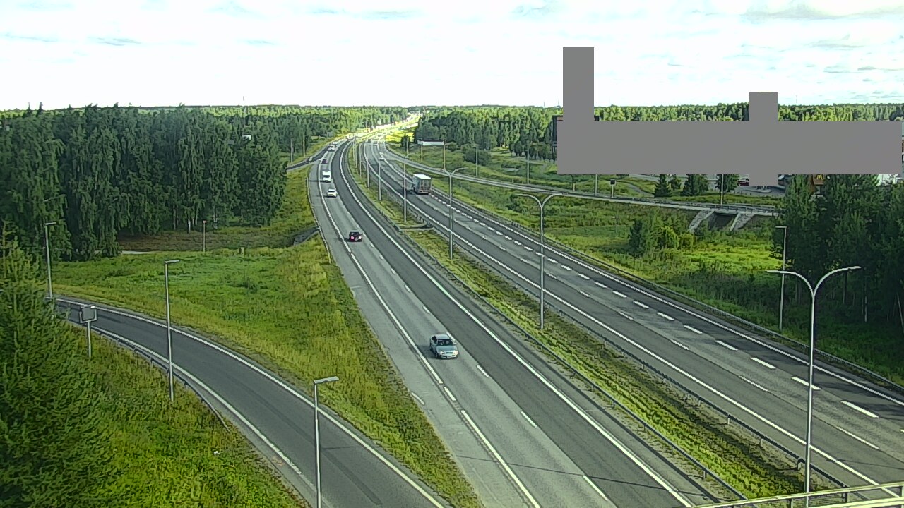 Kelikamerat Kuva Tie 4 Oulu Kaakkuri, Oulu, Pohjois-Pohjanmaa
