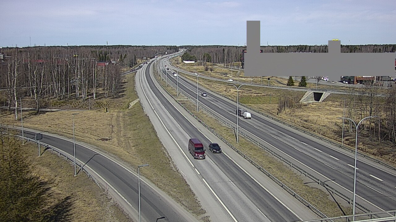 Kelikamerat Kuva Tie 4 Oulu Kaakkuri, Oulu, Pohjois-Pohjanmaa