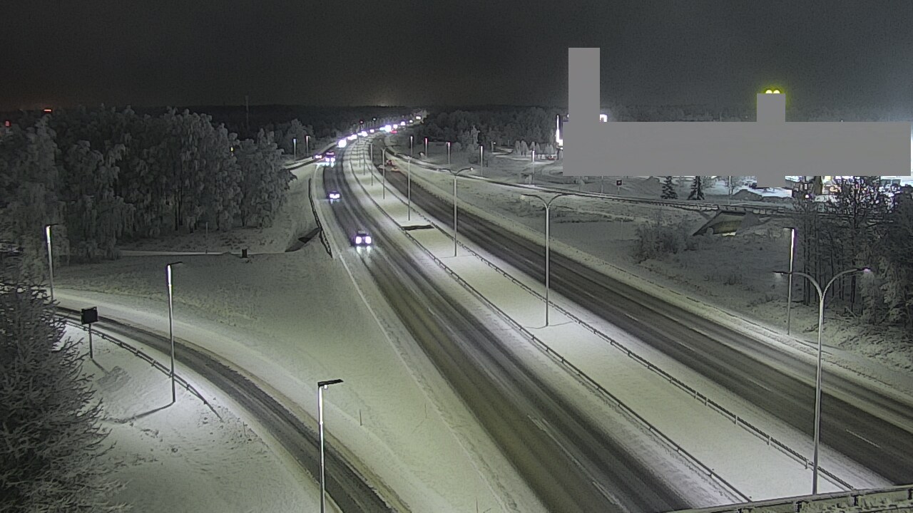Weather Camera Image Road 4 Oulu, Kaakkuri, Oulu, Pohjois-Pohjanmaa
