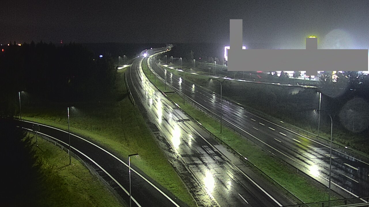 Weather Camera Image Väg 4 Uleåborg, Kaakkuri, Oulu, Pohjois-Pohjanmaa