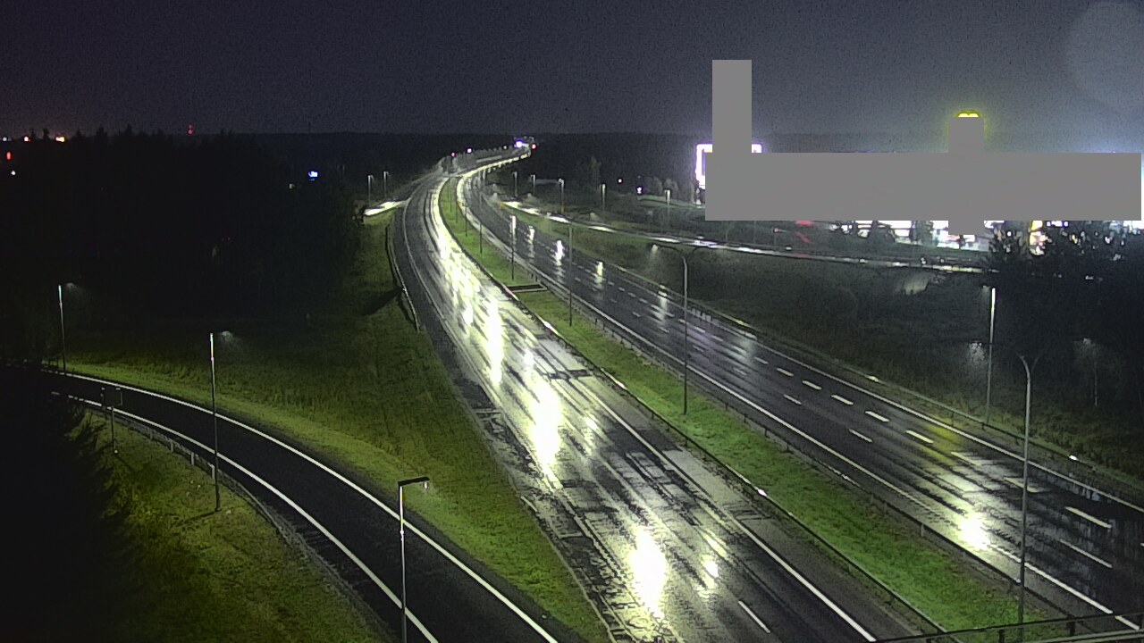 Weather Camera Image Väg 4 Uleåborg, Kaakkuri, Oulu, Pohjois-Pohjanmaa