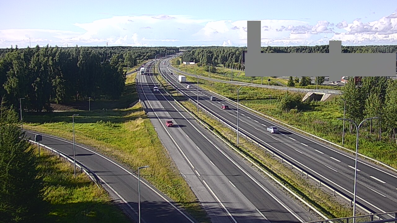 Kelikamerat Kuva Tie 4 Oulu Kaakkuri, Oulu, Pohjois-Pohjanmaa