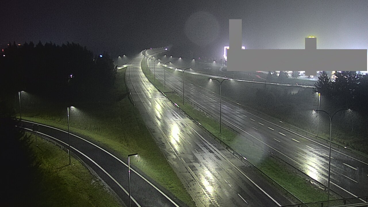 Weather Camera Image Väg 4 Uleåborg, Kaakkuri, Oulu, Pohjois-Pohjanmaa