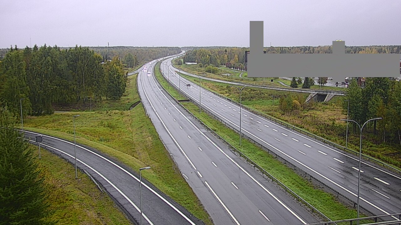 Weather Camera Image Väg 4 Uleåborg, Kaakkuri, Oulu, Pohjois-Pohjanmaa