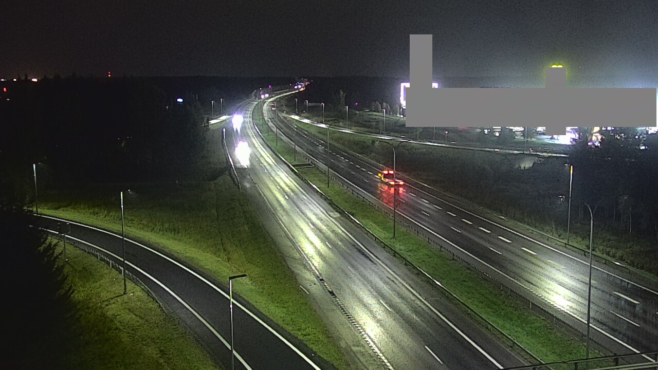 Weather Camera Image Väg 4 Uleåborg, Kaakkuri, Oulu, Pohjois-Pohjanmaa