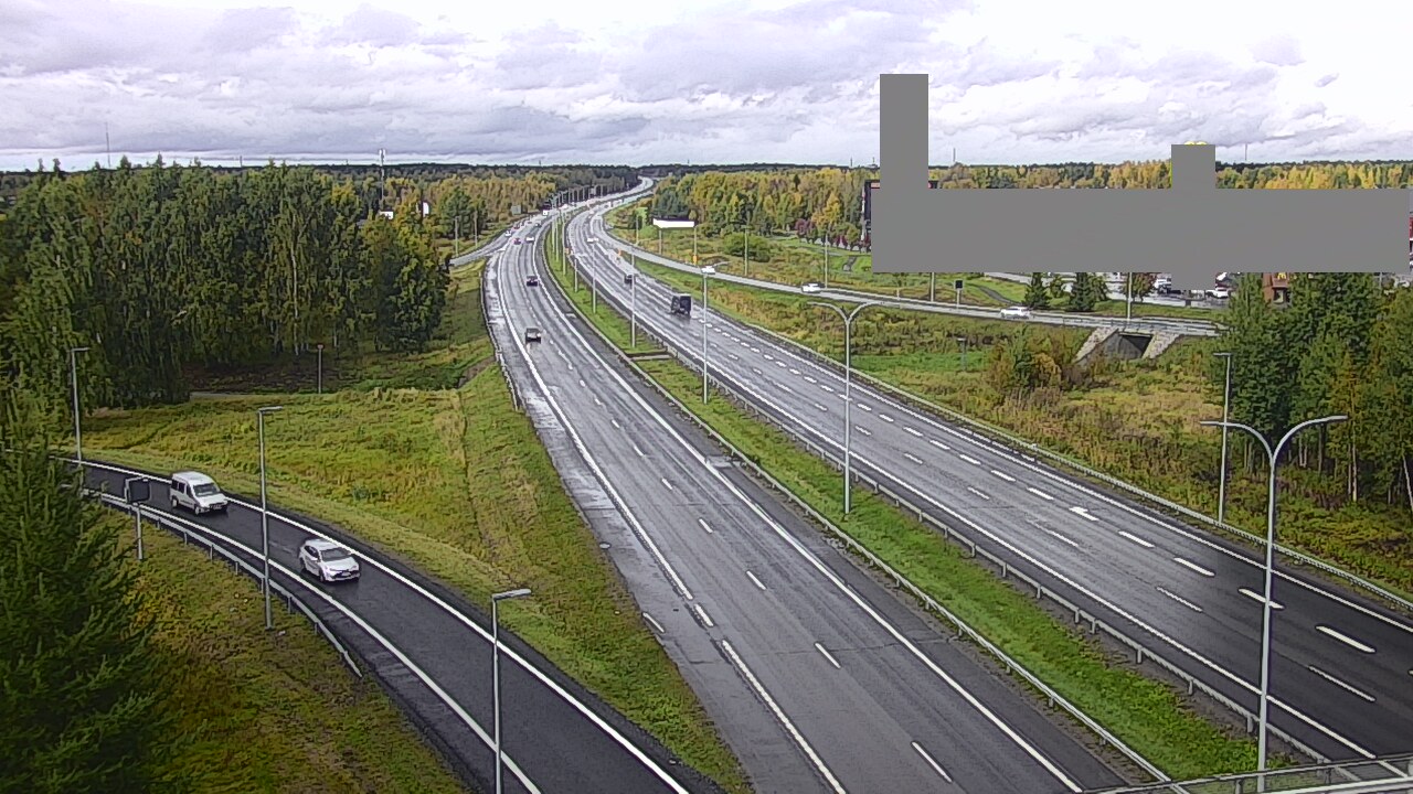 Weather Camera Image Väg 4 Uleåborg, Kaakkuri, Oulu, Pohjois-Pohjanmaa