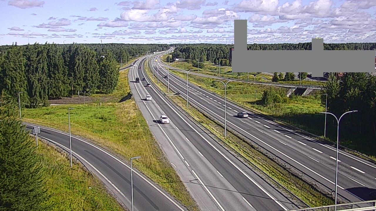 Kelikamerat Kuva Tie 4 Oulu Kaakkuri, Oulu, Pohjois-Pohjanmaa