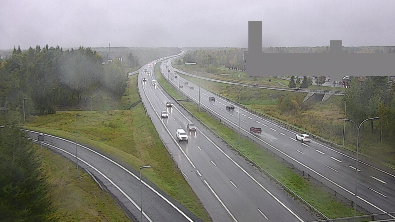 Weather Camera Image Road 4 Oulu, Kaakkuri, Oulu, Pohjois-Pohjanmaa