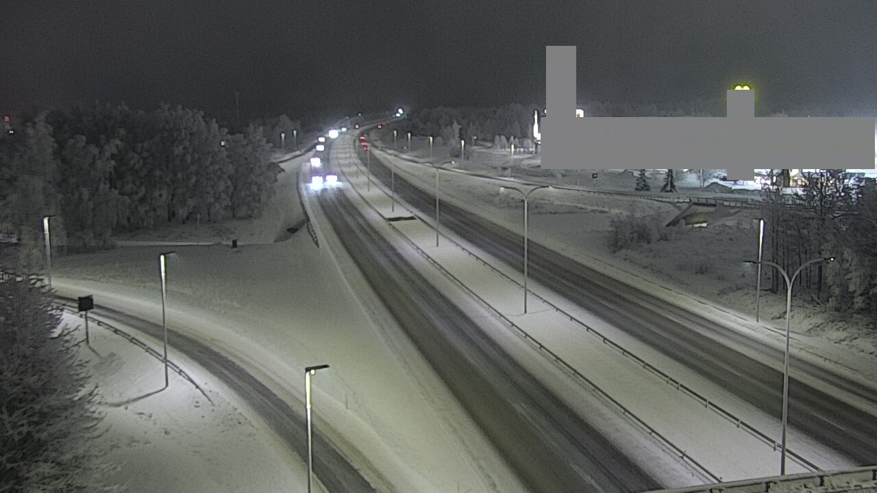 Weather Camera Image Road 4 Oulu, Kaakkuri, Oulu, Pohjois-Pohjanmaa
