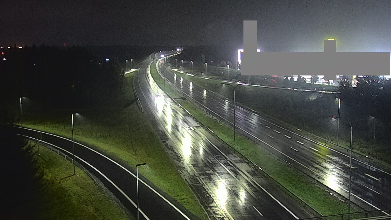 Weather Camera Image Väg 4 Uleåborg, Kaakkuri, Oulu, Pohjois-Pohjanmaa